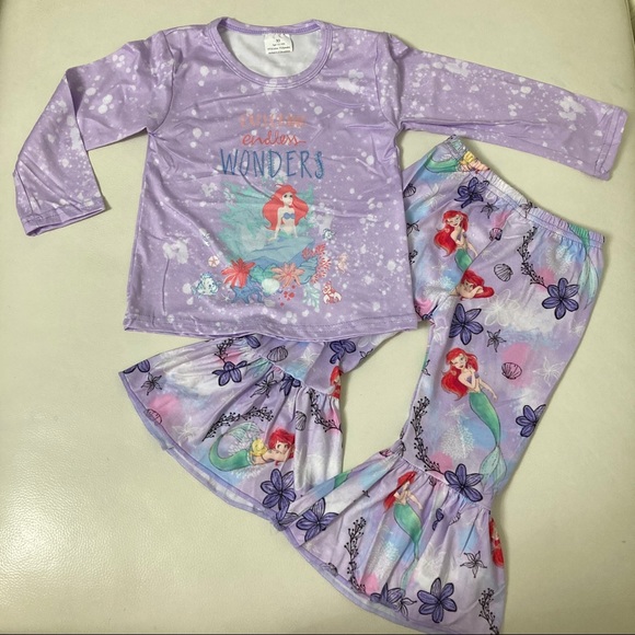 Other - Boutique Ariel 🧜‍♀️ cute long sleeve pants set